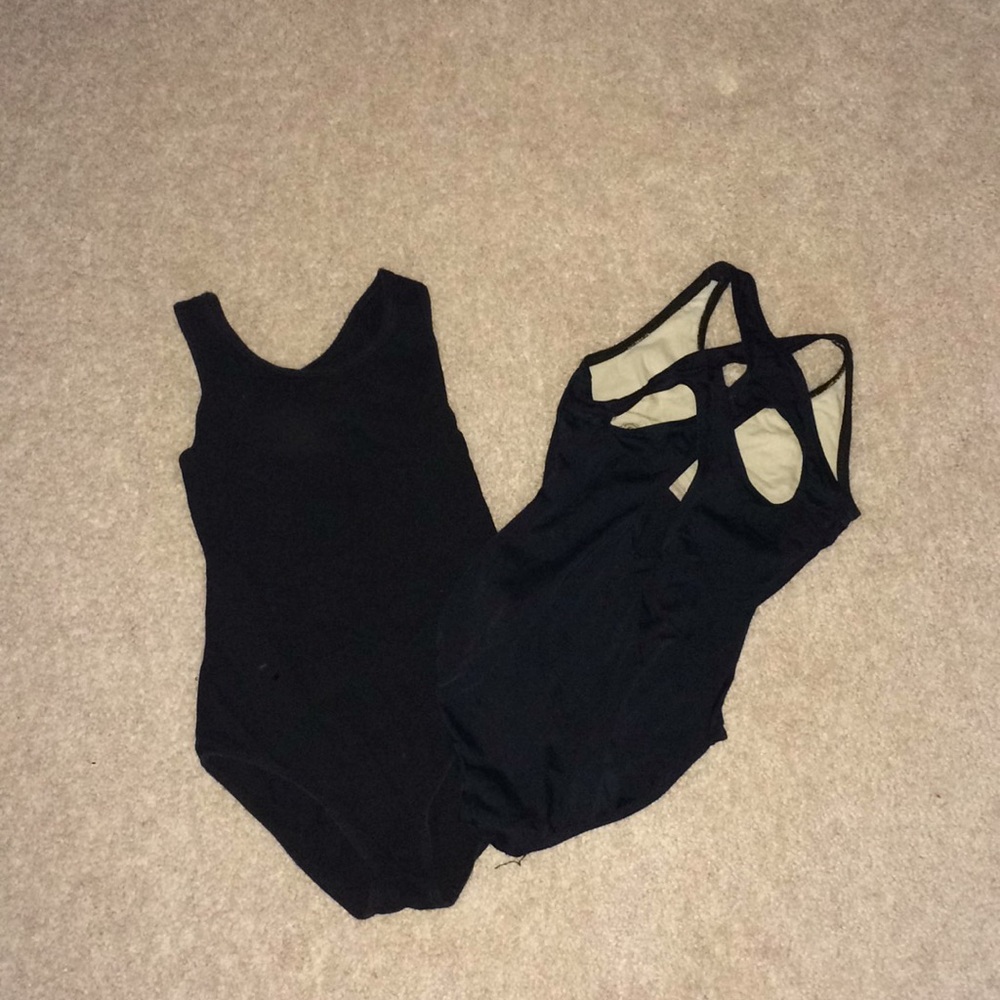 SUPER CHEAP BLACK BALLET LEOTARDS $10!!!!